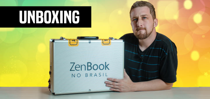 Unboxing Notebook Asus Zenbook UX433 Ultrafino no Brasil