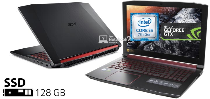 notebook Acer Aspire Nitro 5 AN515-51-57AW Corei5 HQ SSD 128 GB GTX 1050