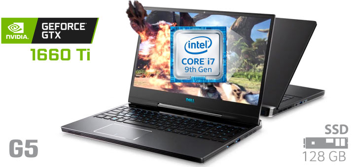 Notebook Dell Gaming G5-5590-A20P | Core i7 | GTX 1660Ti | SSD + HD