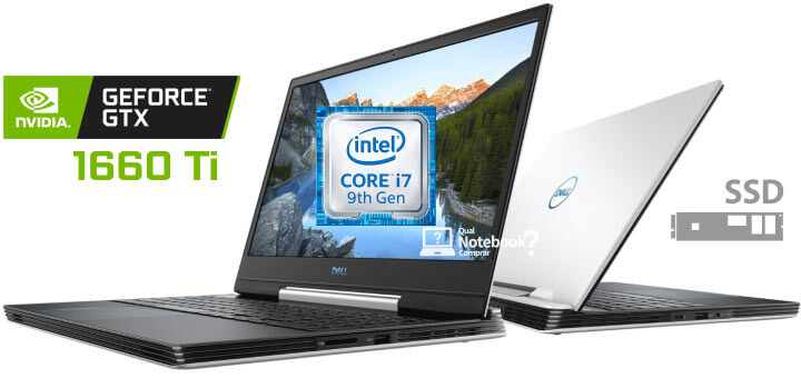 Notebook Gamer Dell G5-5590-M30B novo braco com GTX e CORE i7