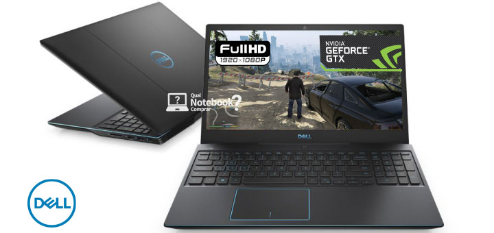 Notebook para jogos pesados novo da Dell G3-3590 brasil