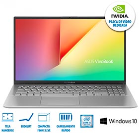 ASUS Notebook VivoBook X512FJ-EJ226T Prata Metálico