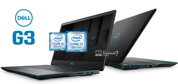 novos modelos com procador de nona geração Notebook Gamer Dell G3-3590