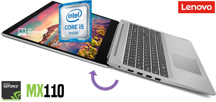 Notebook Lenovo Ideapad S145 Core i5 e MX110 Barato
