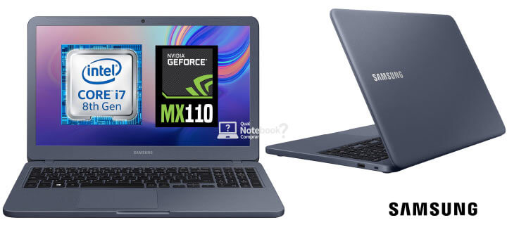 notebook Samsung Expert X50 Core i7 e MX110 novo