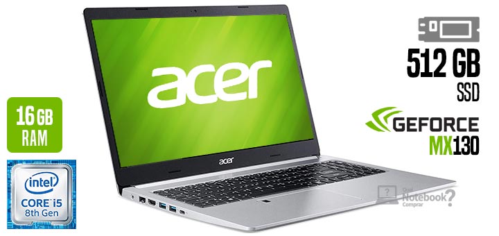 Acer Aspire 5 A515-52G-58K9 MX130 512 GB SSD 16 GB RAM