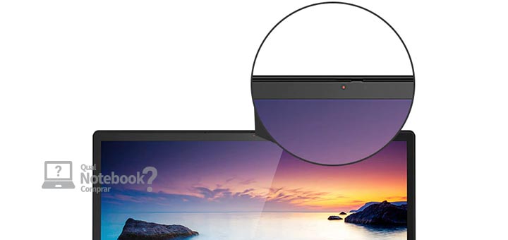 Lenovo IdeaPad C340 webcam câmera frontal privacidade segurança