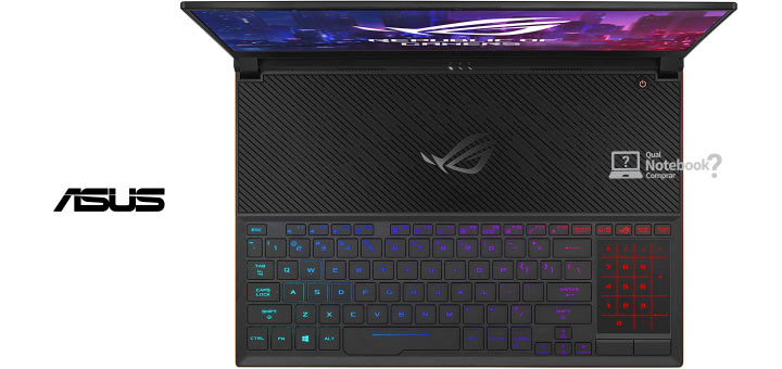 Notebook teclado RGB especial Asus ROG Zephyrus S GX531