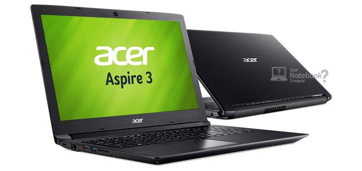 Linha Acer Aspire 3 design geral