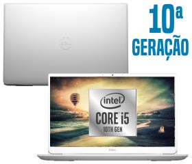 Notebook Dell Inspiron 5590 cor prata Core i5 decima Intel Core