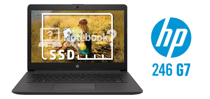 Notebook HP 246 G7 com SSD