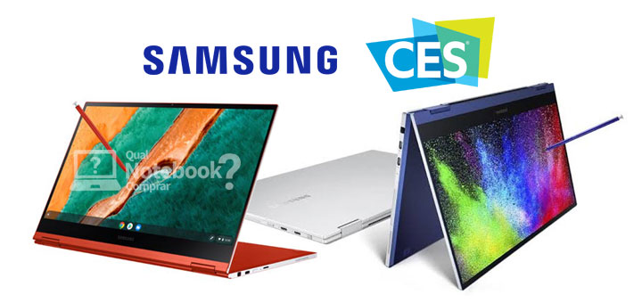 Notebook Samsung na CES 2020