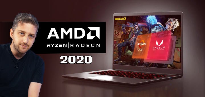 Novos Notebooks AMD Ryzen 4000 e Radeon RX 5600 chegando em 2020