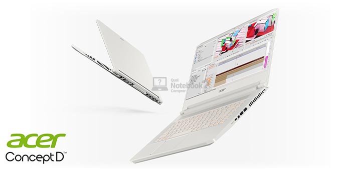 Acer ConceptD 7 CN715-71-73A9 notebook profissional i7 9750H SSD 4K RTX 2080 CES 2020 lancamentos qual notebook comprar 01
