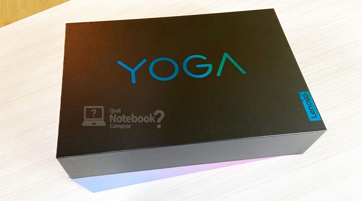 Yoga S740 caixa embalagem