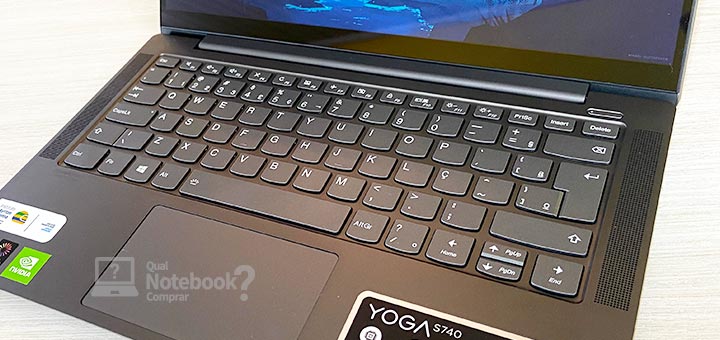 Yoga S740 teclado padrão ABNT2