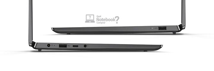 Lenovo-Yoga-S740 portas entradas e saídas