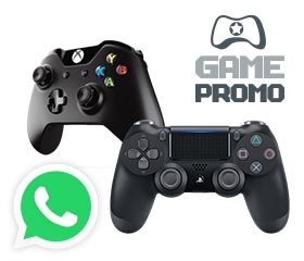 Grupos de ofertas promoções e descontos WhatsApp Game Promo PlayStation 4 e Xbox One