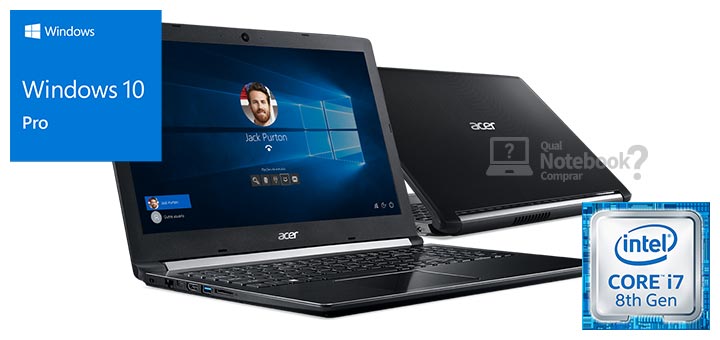 Acer Aspire 5 A515-51-C2TQ Core i7-8550U 8 GB RAM Windows PRO