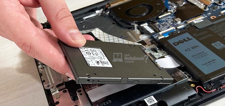 Dell Inspiron i15-3584-ML1P upgrades SSD SATA caixinha