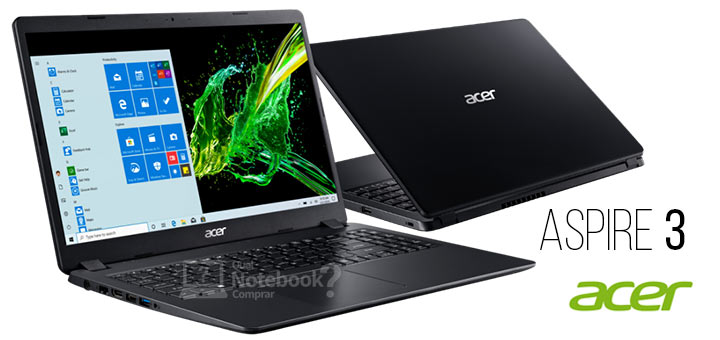 Notebook Acer Aspire 3 A315-42 Design mais fino