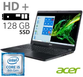 Notebook Acer Aspire 5 A515-52-537H Intel i5 com ssd 128 e hd