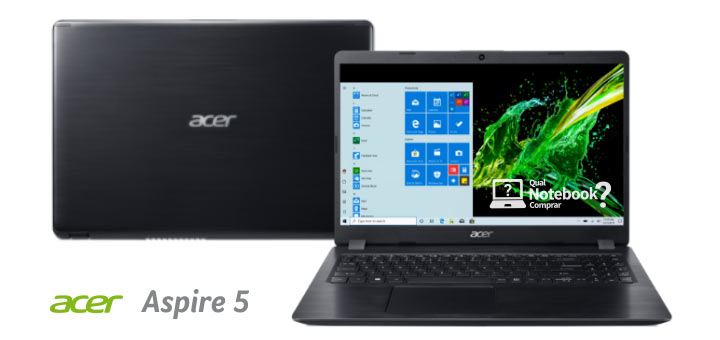 Notebook Acer Aspire 5 A515-52 cor preto novo