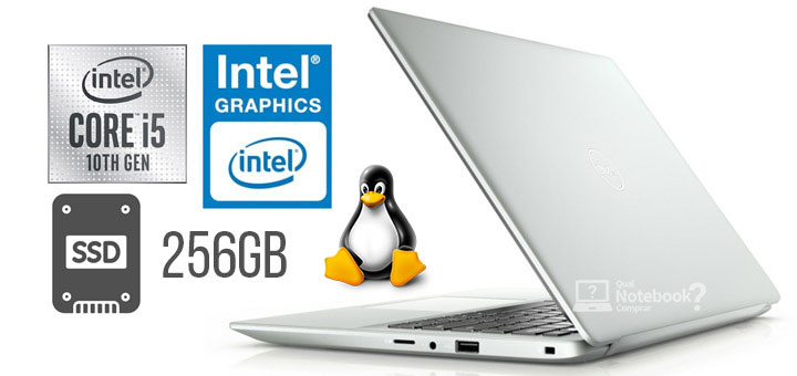 Notebook Dell Inspiron 5490 código U Linux especificações hardware