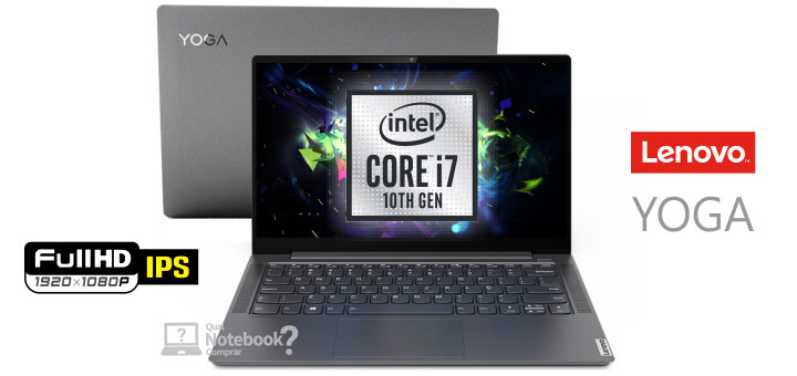 Notebook Lenovo Yoga S740-81RM0004BR - Grafite - Intel Core i7-1065G7