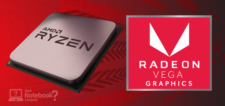 Placa de vídeo integrada APU AMD Radeon Vega 8