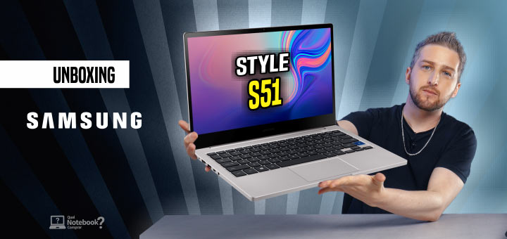 UNBOXING Samsung S51 ultrafino premium serie Style para uso profissional