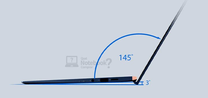 ASUS ZenBook 14 UX434FA dobradica ErgoLift refrigeracao digitacao