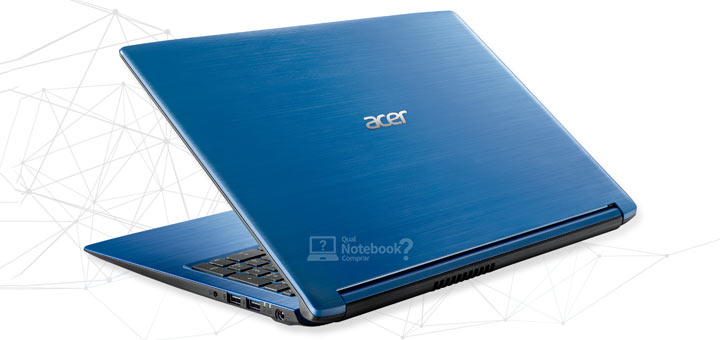 Acer Notebook A315-35 acabamento azul