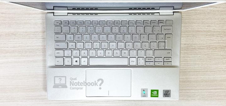 Dell Inspiron 13 7000 teclado ABNT2 retroiluminado branco