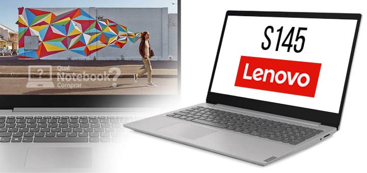 Ideapad S145 Lenovo Notebook design fino e compacto