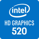 Placa de vídeo GPU integrada Intel HD Graphics 520