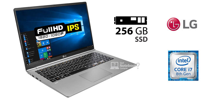 Notebook LG Gram 15 ultrafino com SSD