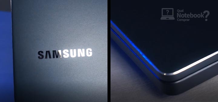 Samsung S51 PRO acabamento tampa metal logotipo