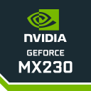 Placa de vídeo GPU dedicada NVIDIA GeForce MX230 2 GB
