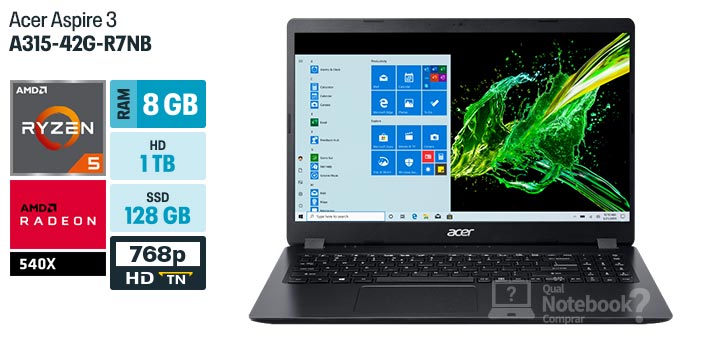Acer Aspire 3 A315-42G-R7NB especificacoes tecnicas ficha tecnica configuracoes