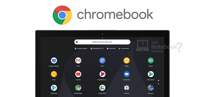 Chromebook Chrome OS sem windows sistema operacional Google