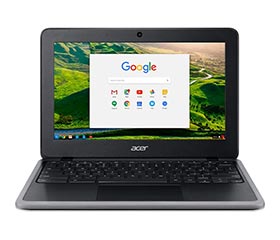 Notebook Acer Chromebook C7 C733 Preto