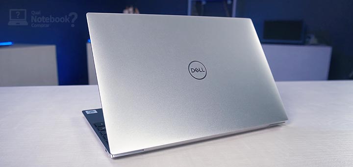 Novo Dell XPS 13 2020 design visual acabamento tampa aluminio fosco logotipo