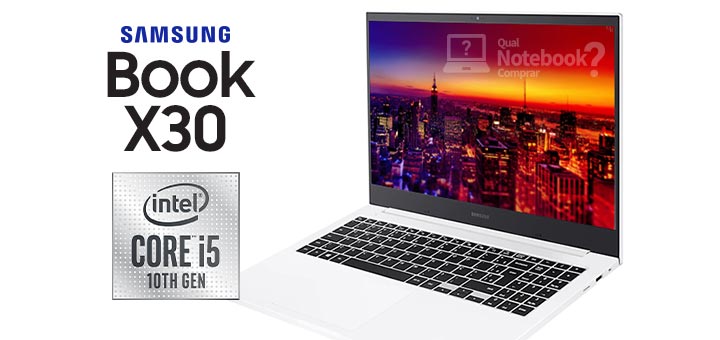Samsung Book X30 NP550XCJ-KF2BR Branco capa Intel Core i5 8 GB HD 1 TB