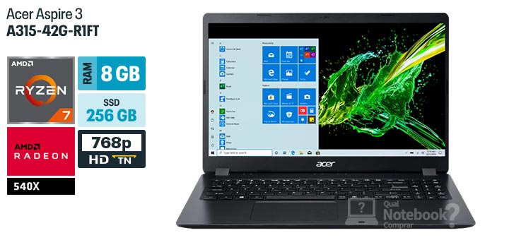 Acer Aspire 3 A315-42G-R1FT especificacoes tecnicas ficha tecnica configuracoes