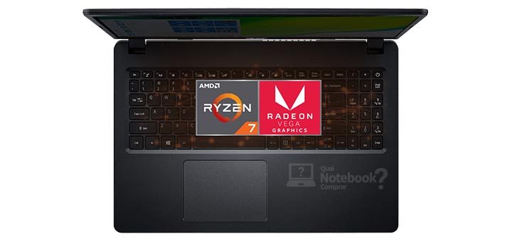 Acer Aspire 3 com AMD Ryzen 7