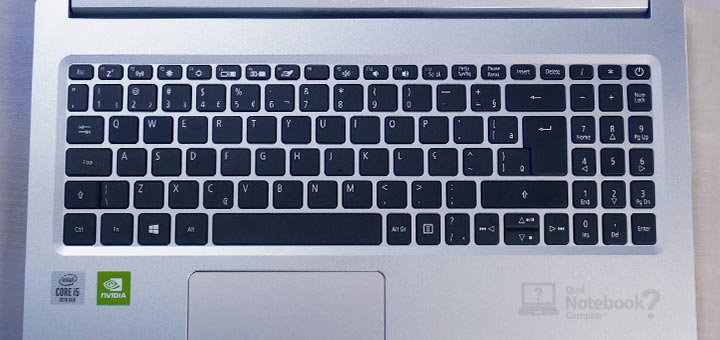 Novos Aspire 5 A515-54 2020 teclado ABNT 2 numerico touchpad