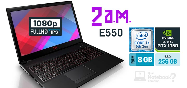 2 AM E550 Ci38256GBW10 Core i3-9300 RAM 8 GB SSD 256 GB GTX 1050 Windows