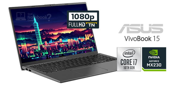 ASUS VivoBook 15 X512FJ-EJ551T Core i7 10th RAM 8 GB HD 1 TB GeForce MX230