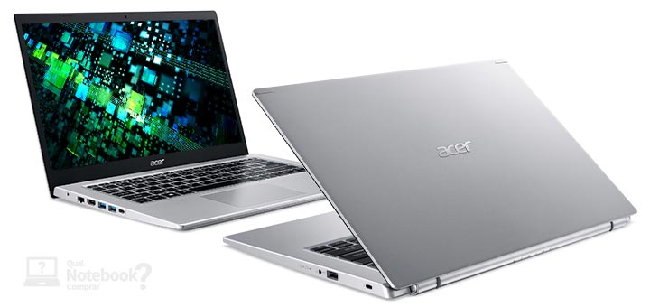Acer Aspire 5 A514-53 design visual acabamento